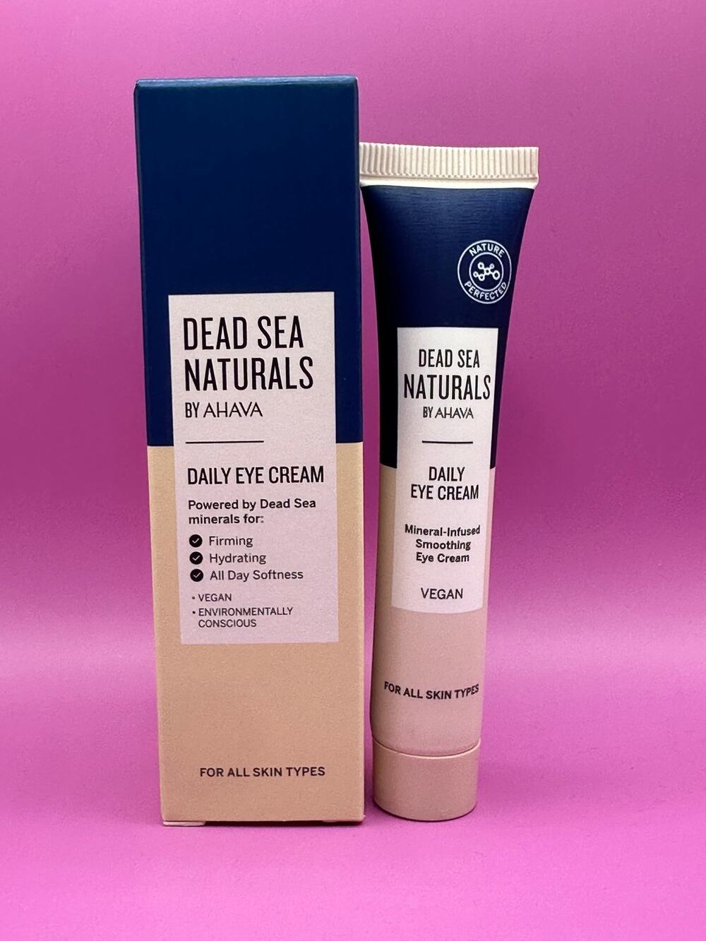AHAVA Dead Sea Naturals Daily Eye Cream – 15ml – New in Box
